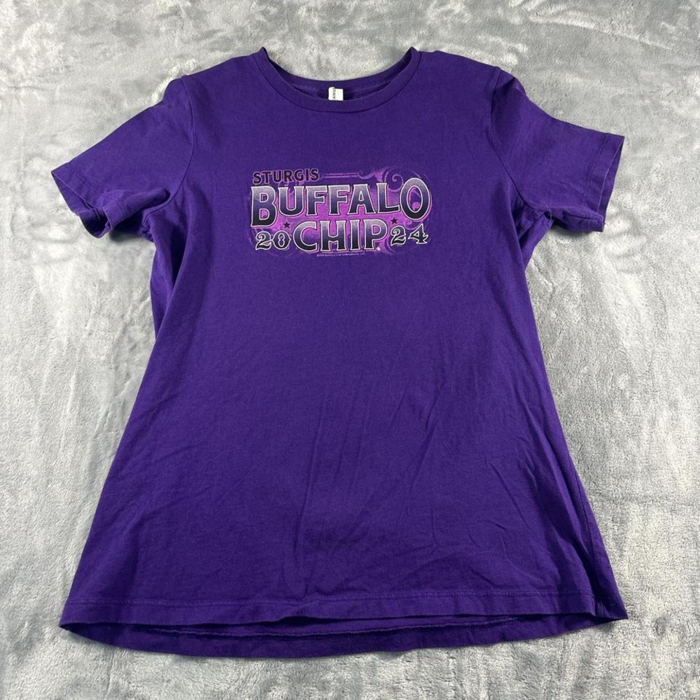 Purple and pink Sturgis buffalo chip t-shirt